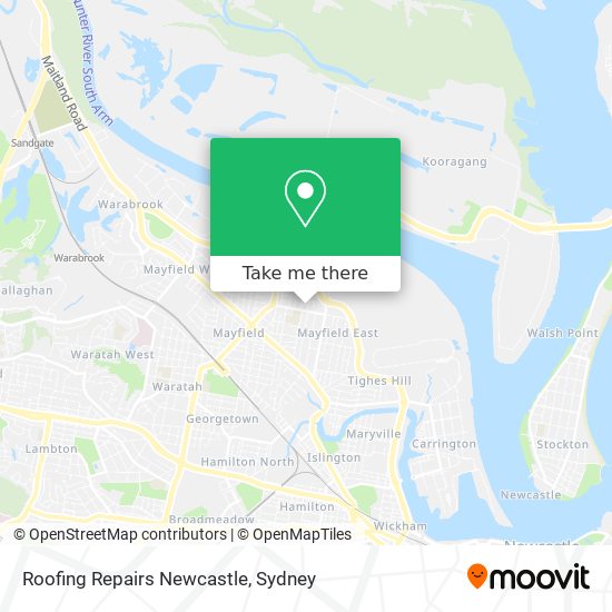 Mapa Roofing Repairs Newcastle