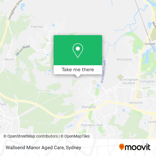 Wallsend Manor Aged Care map