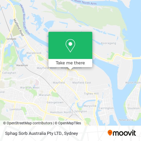 Mapa Sphag Sorb Australia Pty LTD.