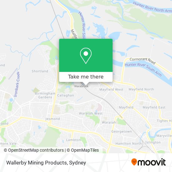 Wallerby Mining Products map