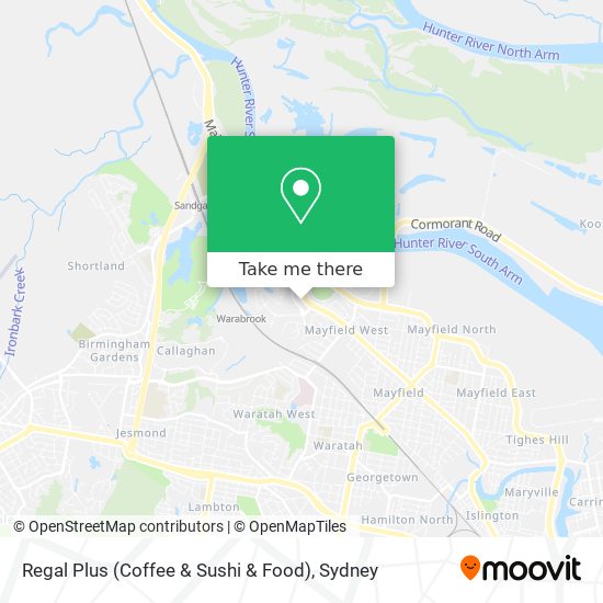 Mapa Regal Plus (Coffee & Sushi & Food)