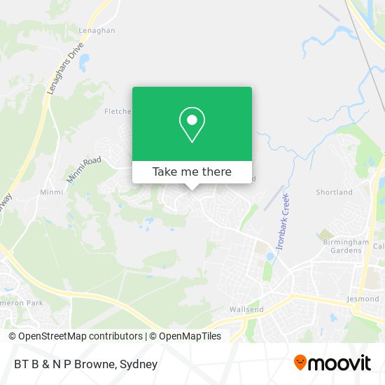 BT B & N P Browne map