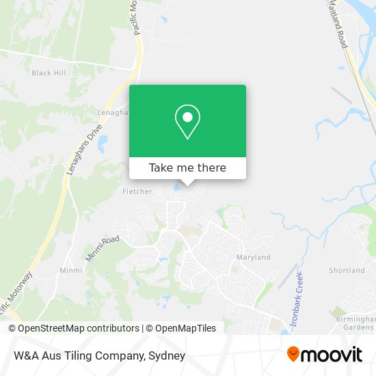 W&A Aus Tiling Company map