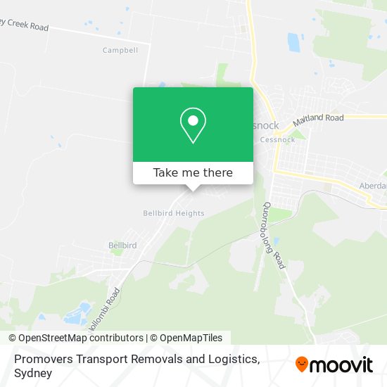 Promovers Transport Removals and Logistics map