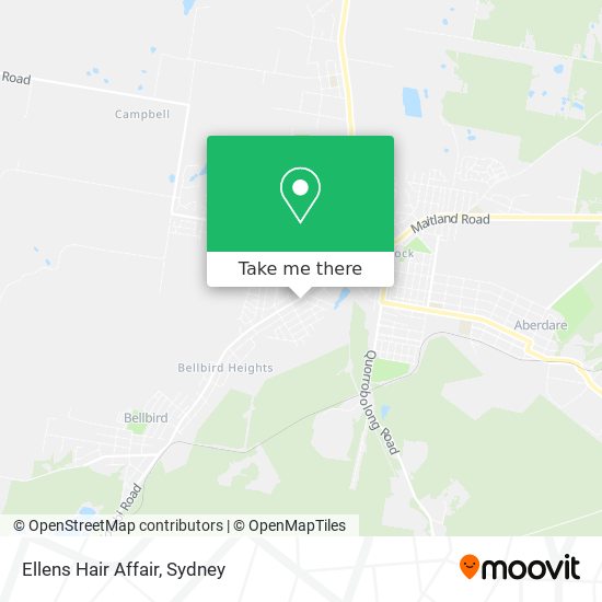 Ellens Hair Affair map