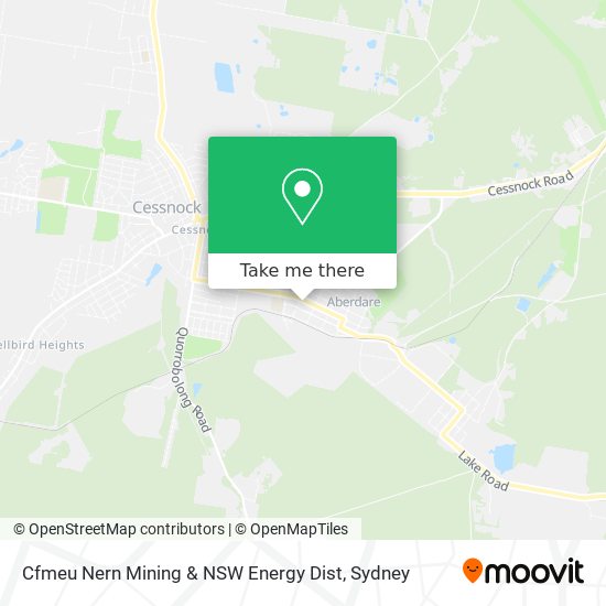 Mapa Cfmeu Nern Mining & NSW Energy Dist