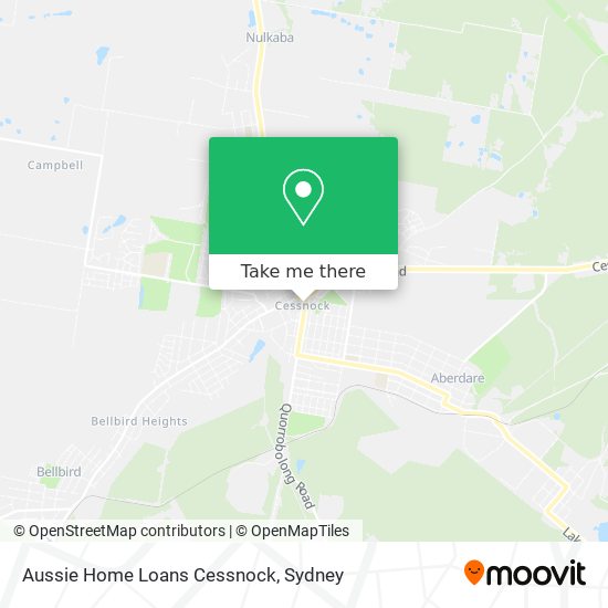 Mapa Aussie Home Loans Cessnock