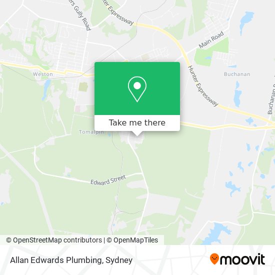 Allan Edwards Plumbing map