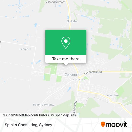Spinks Consulting map