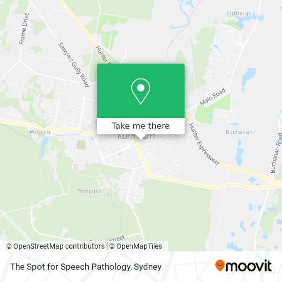 The Spot for Speech Pathology map