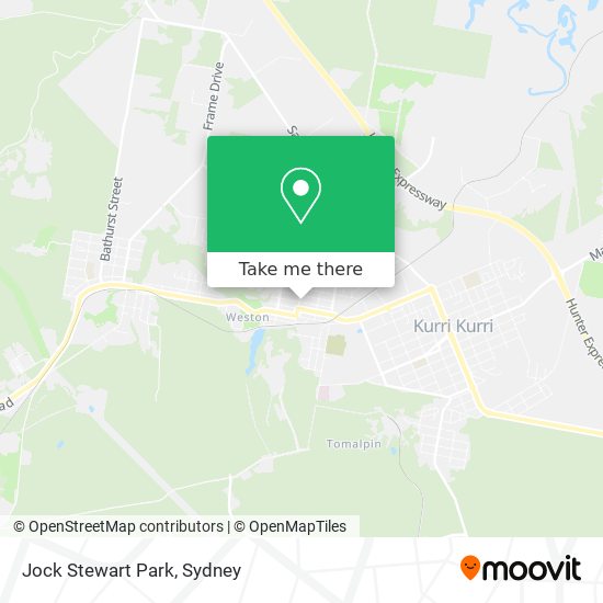Mapa Jock Stewart Park