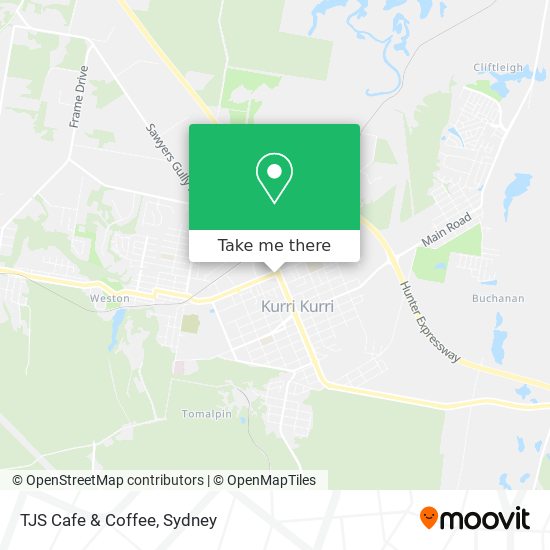 TJS Cafe & Coffee map