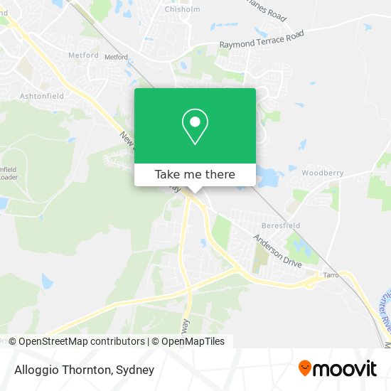 Alloggio Thornton map