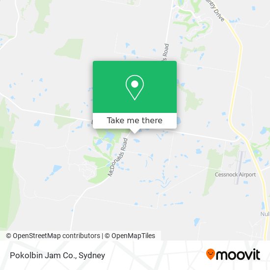 Pokolbin Jam Co. map