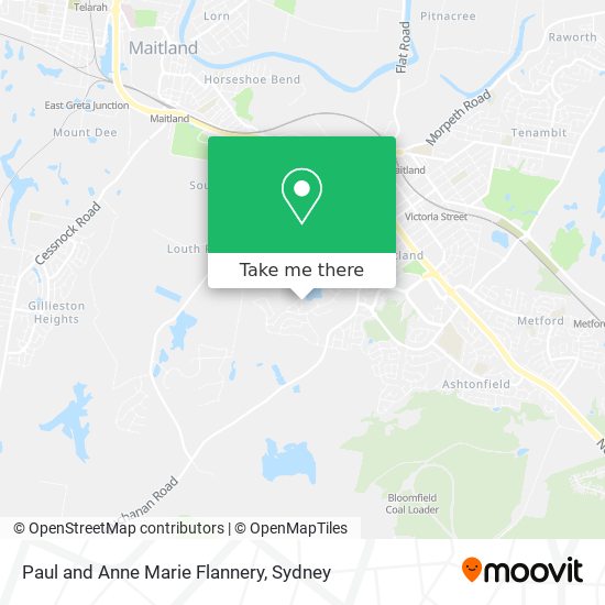 Paul and Anne Marie Flannery map