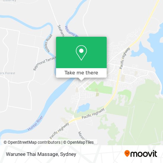 Warunee Thai Massage map