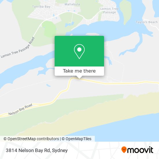 3814 Nelson Bay Rd map