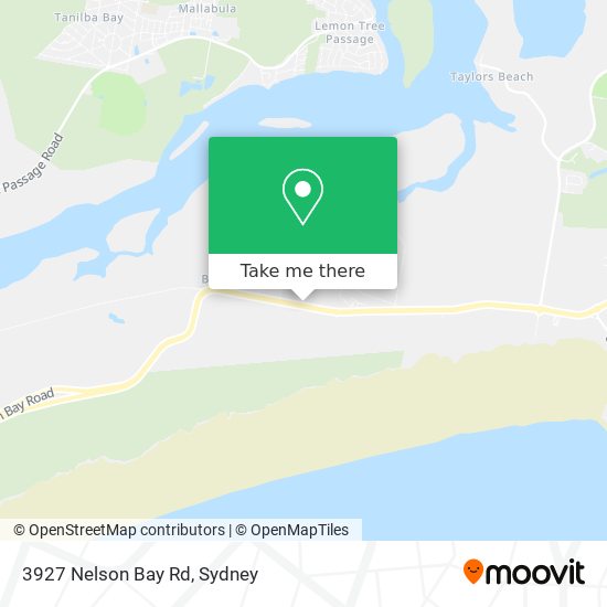 3927 Nelson Bay Rd map
