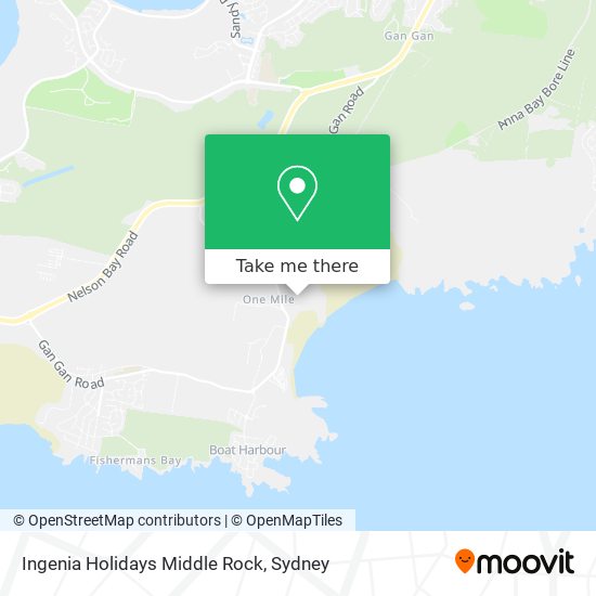 Ingenia Holidays Middle Rock map