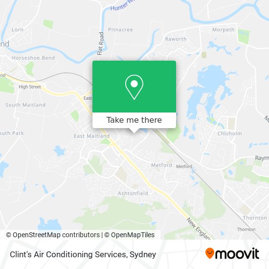 Clint's Air Conditioning Services map