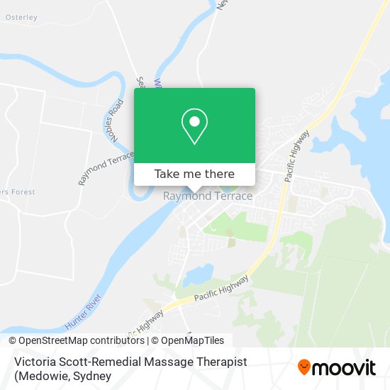 Victoria Scott-Remedial Massage Therapist map