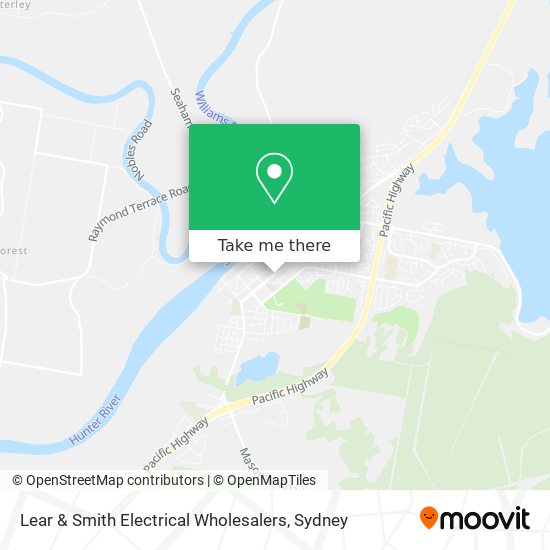 Lear & Smith Electrical Wholesalers map