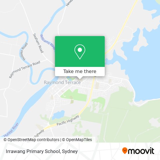 Mapa Irrawang Primary School