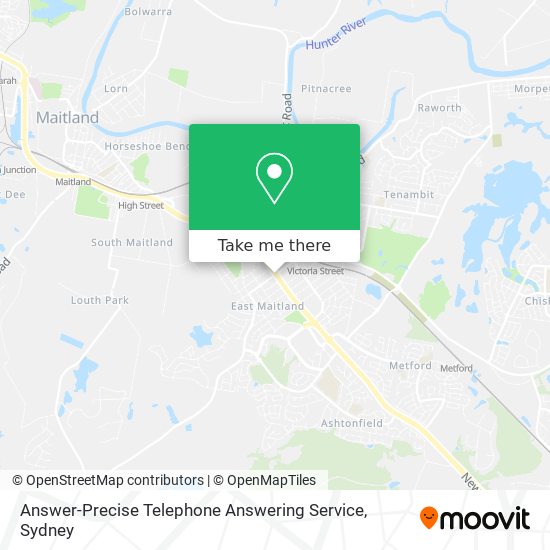 Answer-Precise Telephone Answering Service map