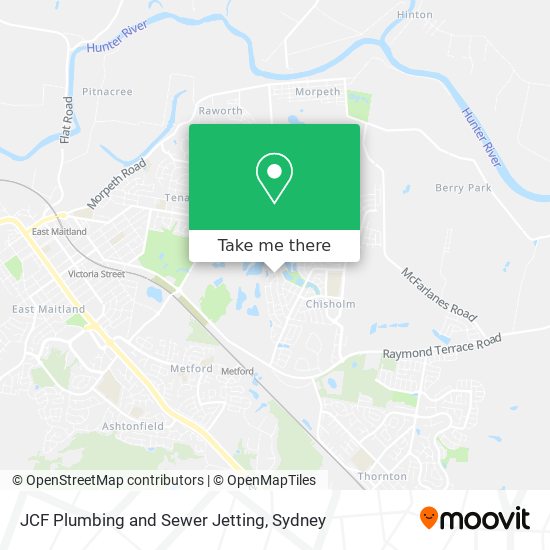 JCF Plumbing and Sewer Jetting map