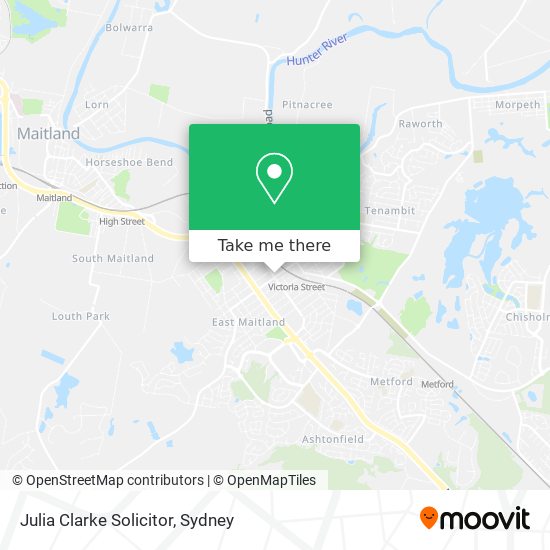 Julia Clarke Solicitor map