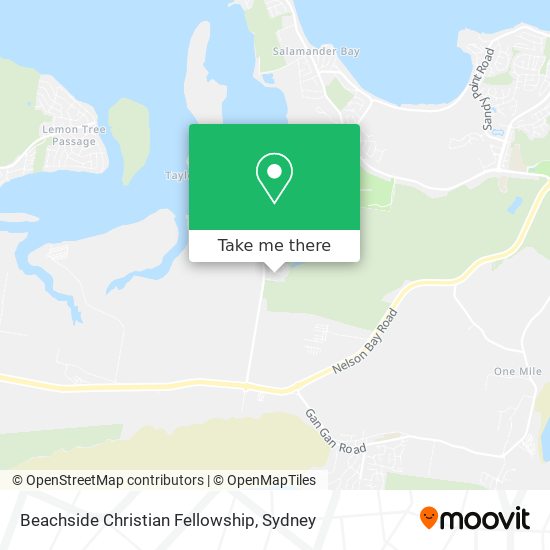 Beachside Christian Fellowship map