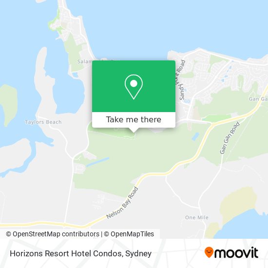 Horizons Resort Hotel Condos map