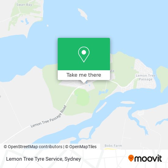 Lemon Tree Tyre Service map