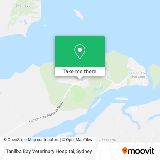 Mapa Tanilba Bay Veterinary Hospital