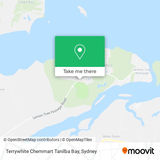 Terrywhite Chemmart Tanilba Bay map