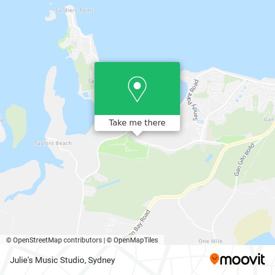 Julie's Music Studio map