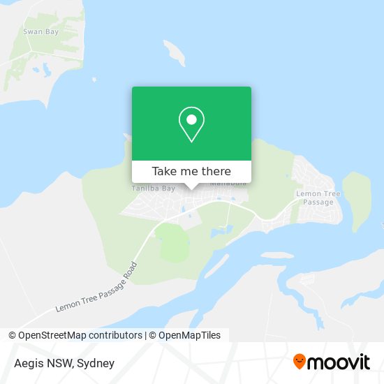 Mapa Aegis NSW