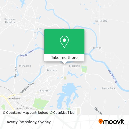 Laverty Pathology map