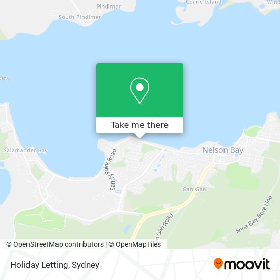 Holiday Letting map