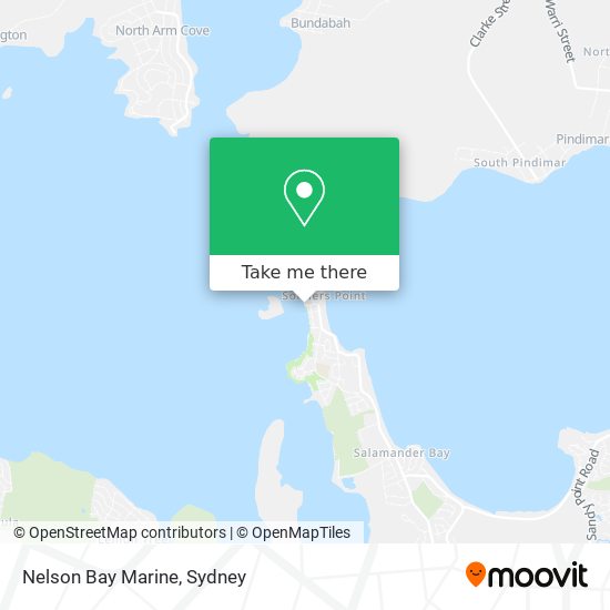 Nelson Bay Marine map