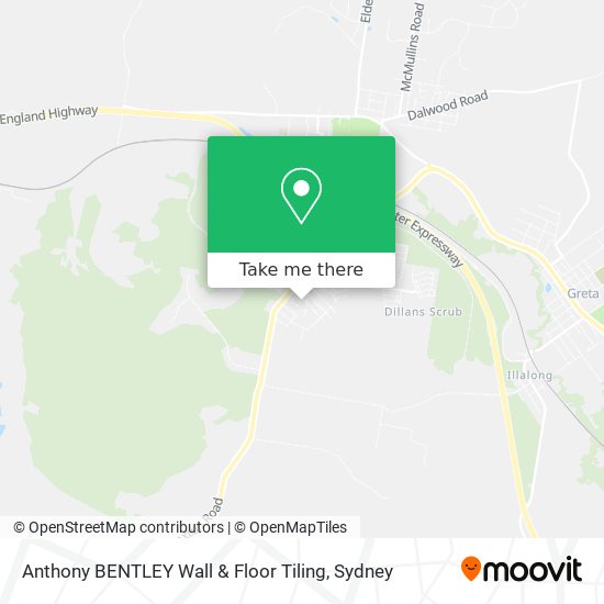 Anthony BENTLEY Wall & Floor Tiling map