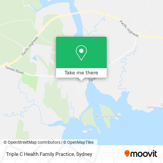 Triple C Health Family Practice map