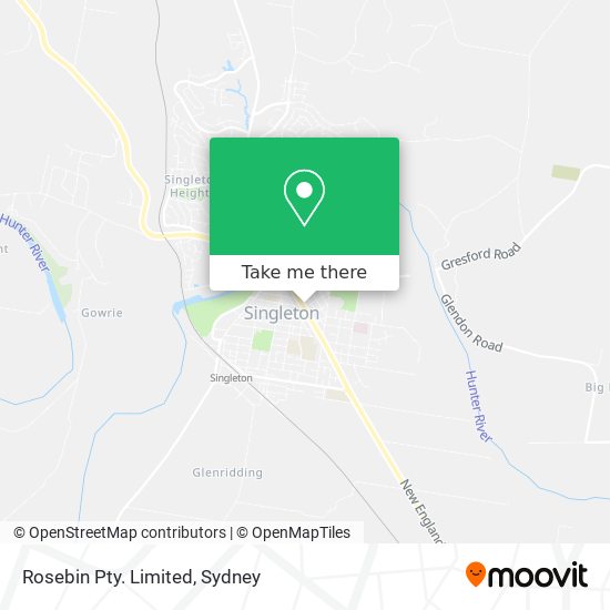 Rosebin Pty. Limited map