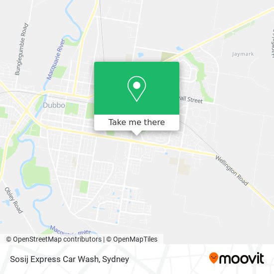 Sosij Express Car Wash map