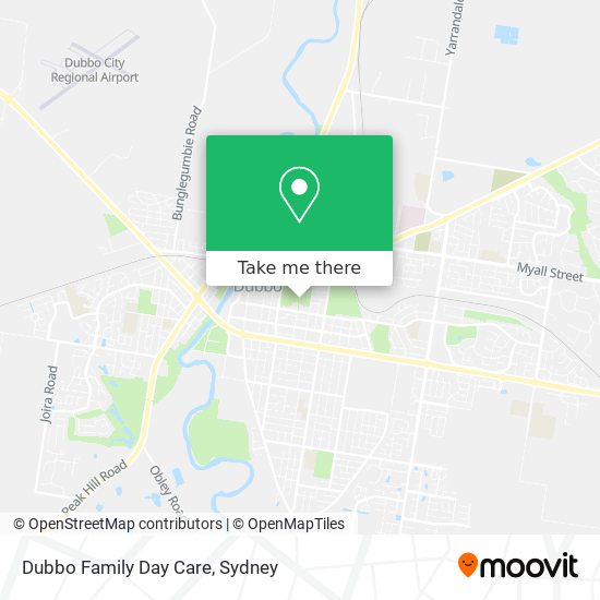 Dubbo Family Day Care map