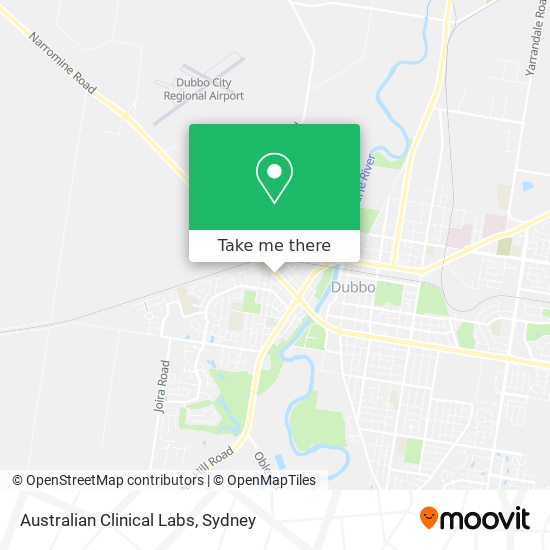 Australian Clinical Labs map