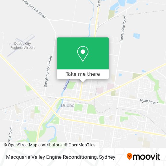 Mapa Macquarie Valley Engine Reconditioning