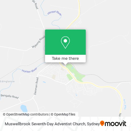 Muswellbrook Seventh-Day Adventist Church map