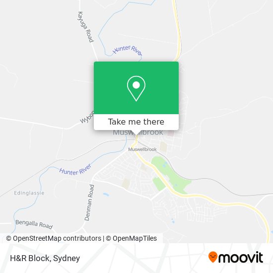 Mapa H&R Block