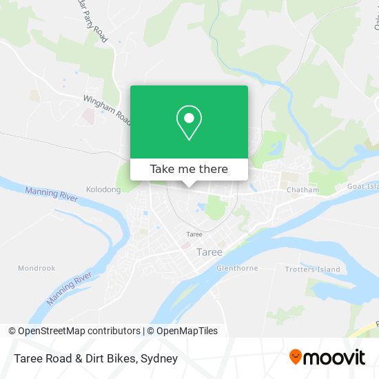 Taree Road & Dirt Bikes map